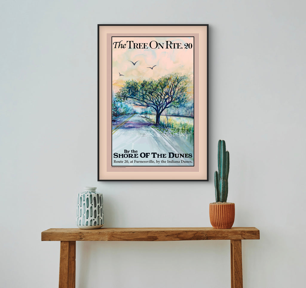 The Tree On Route 20 WPA Poster