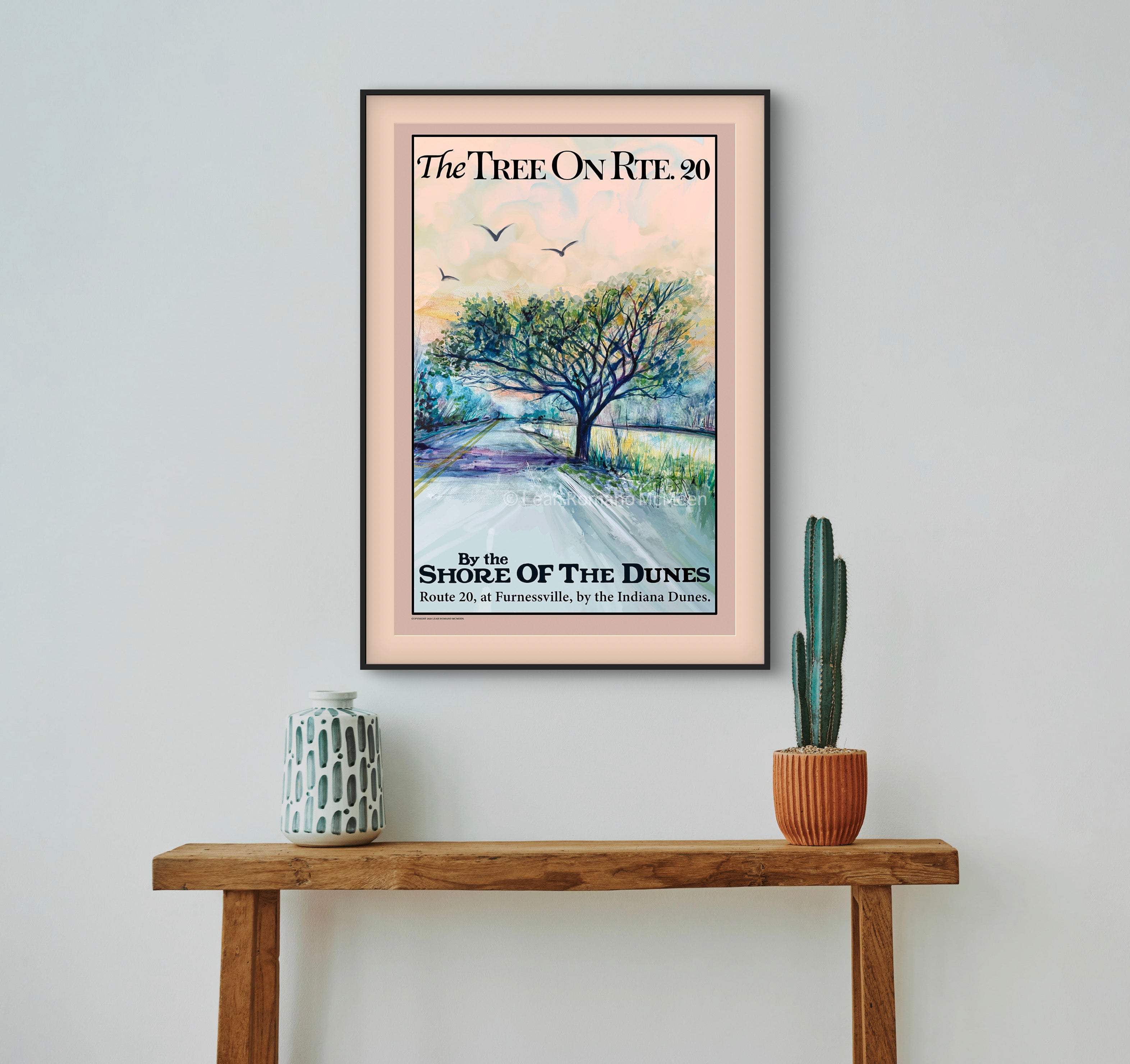 The Tree On Route 20 WPA Poster