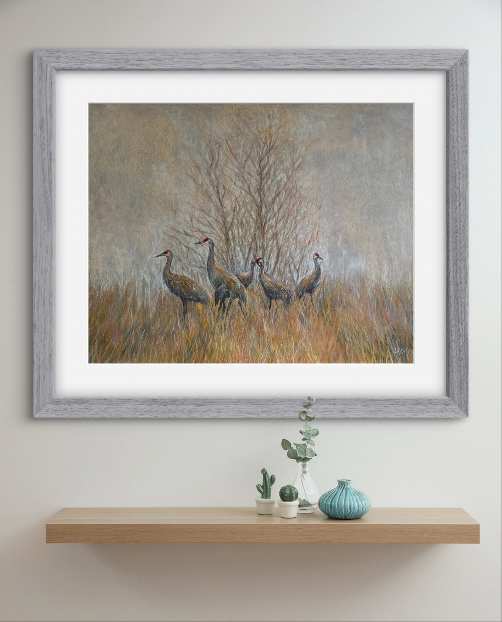 Mourning In The Fog Print