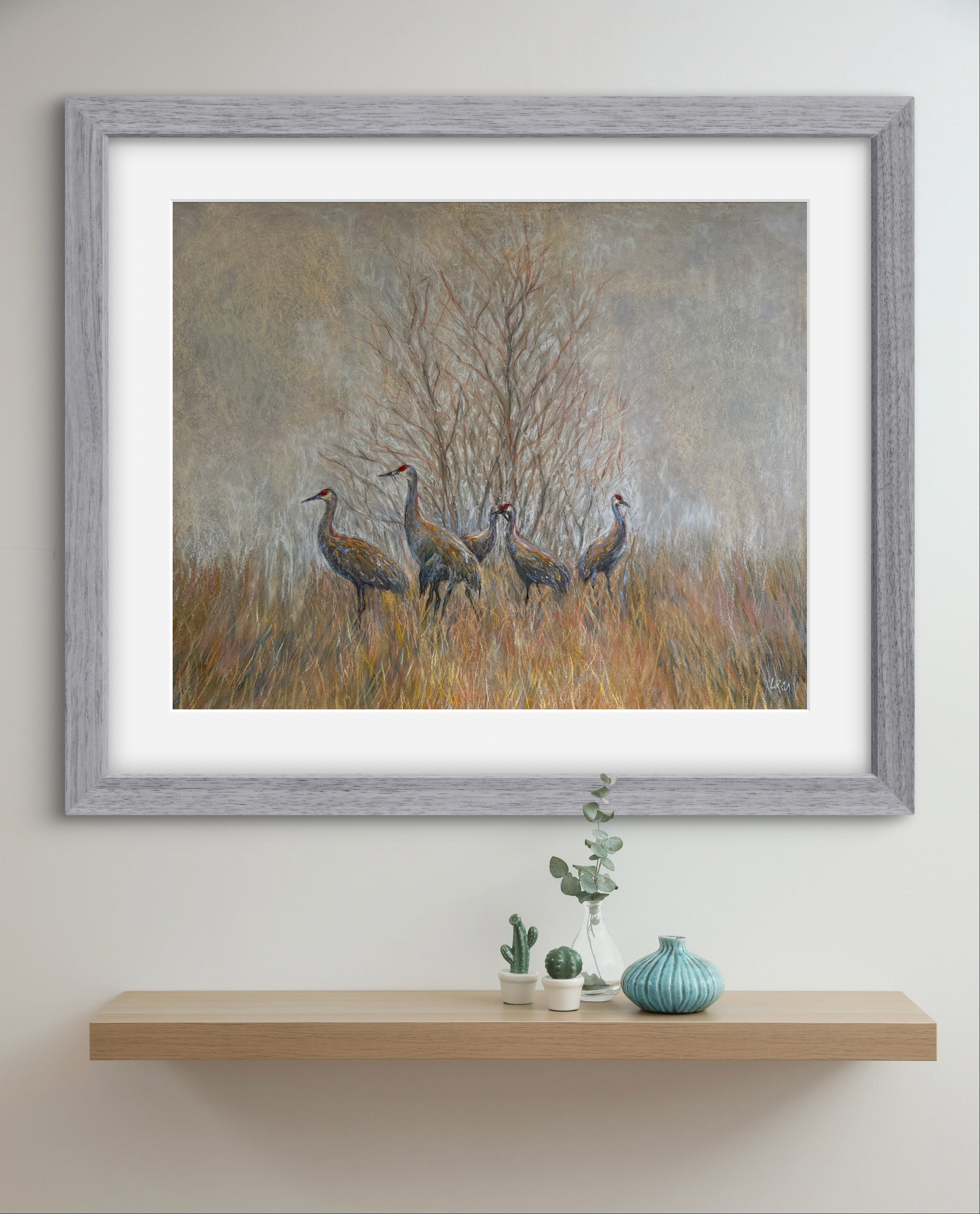 Mourning In The Fog Print