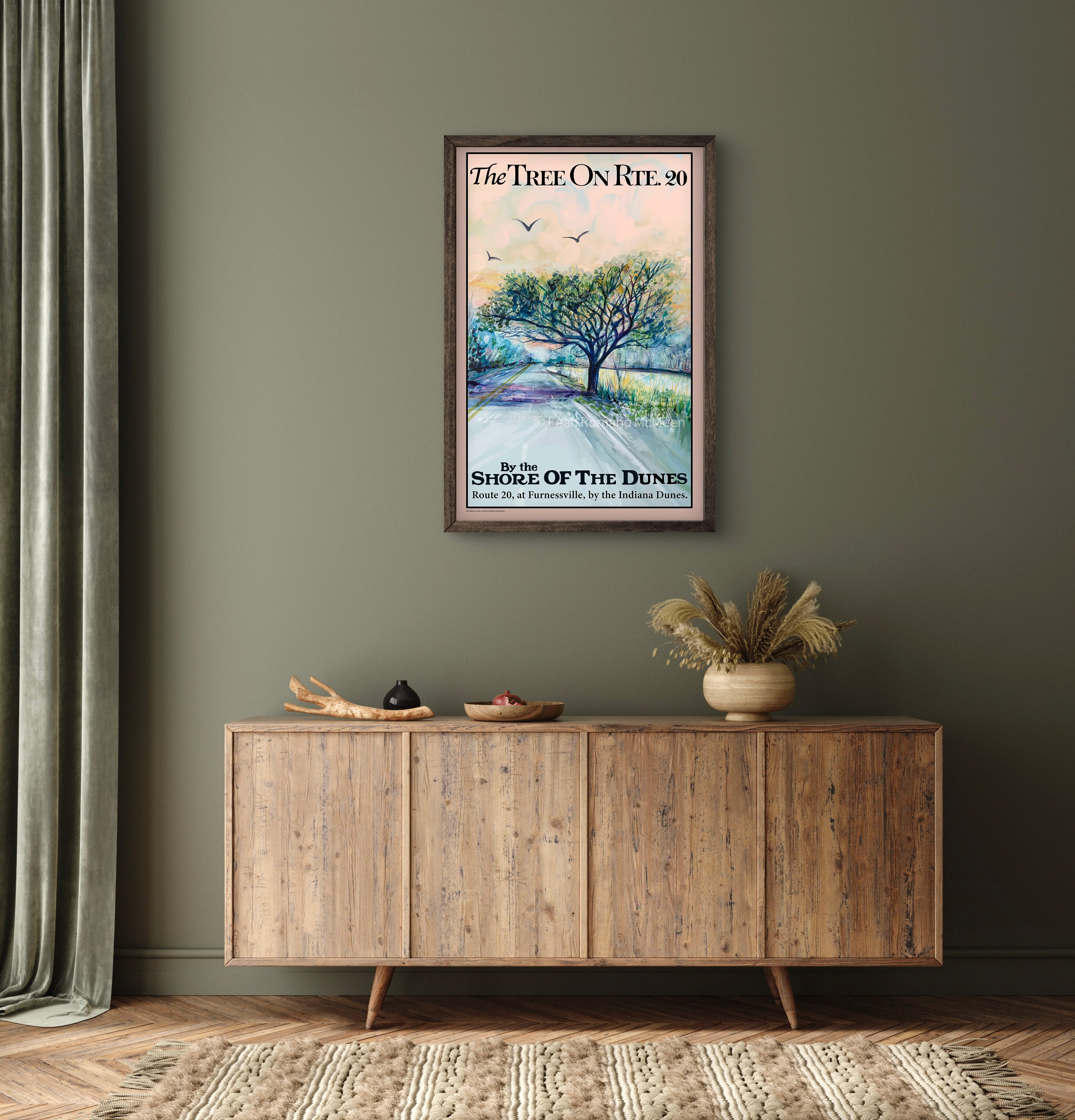 The Tree On Route 20 WPA Poster