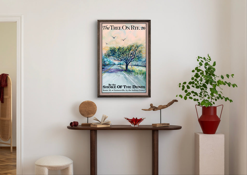 The Tree On Route 20 WPA Poster