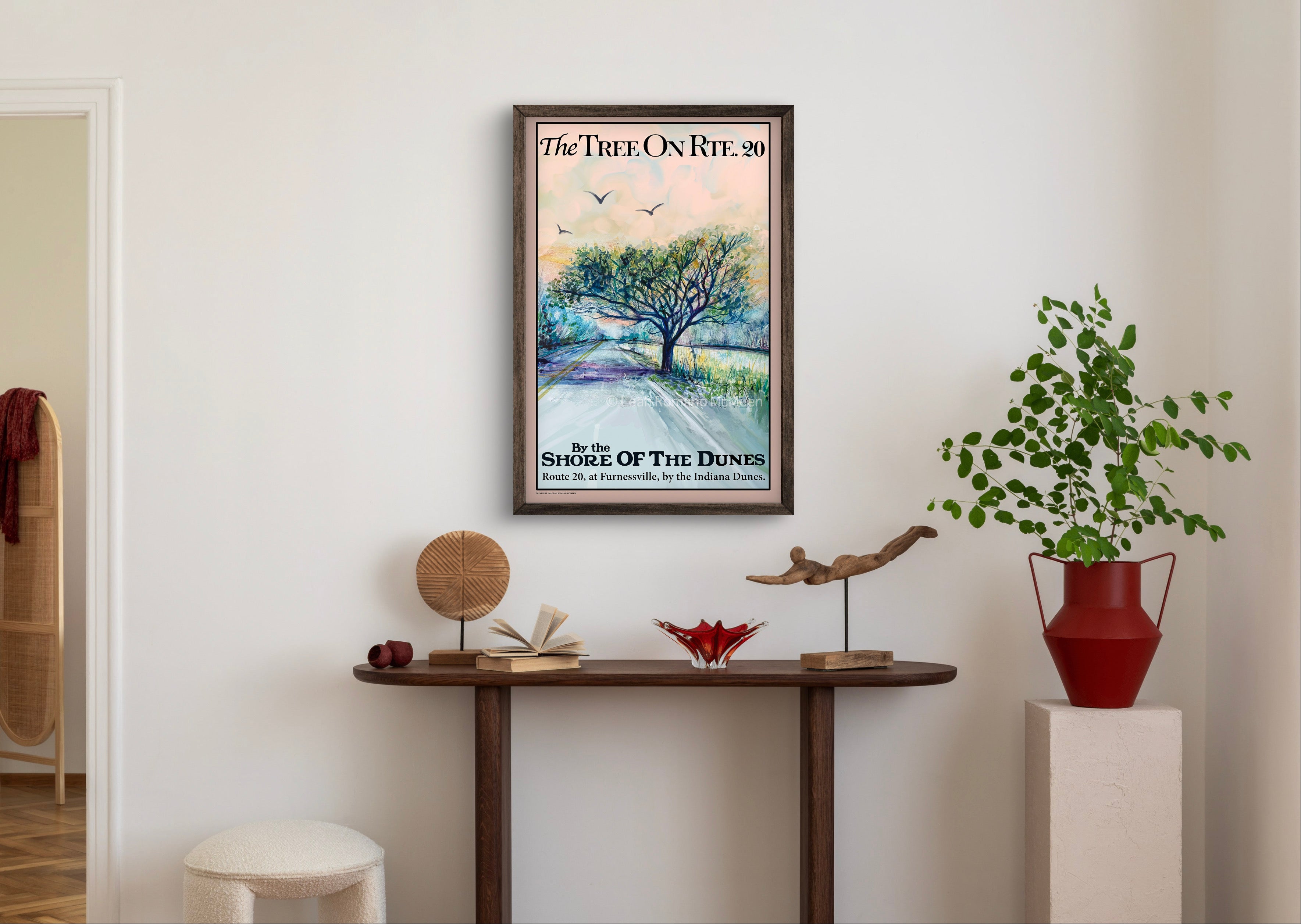 The Tree On Route 20 WPA Poster