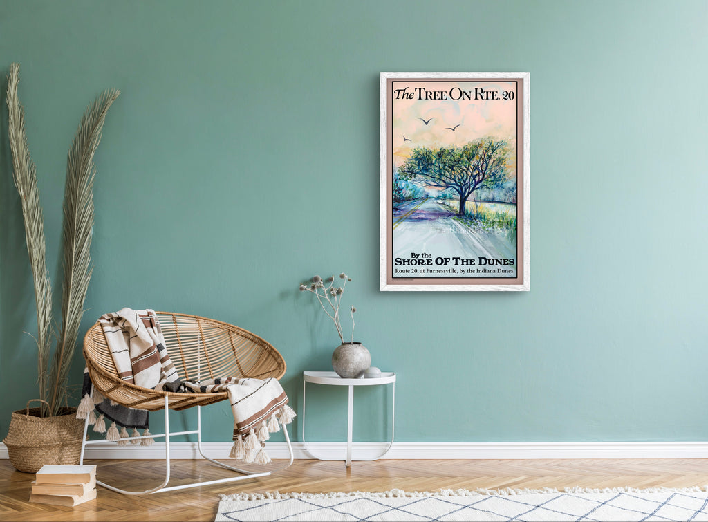 The Tree On Route 20 WPA Poster