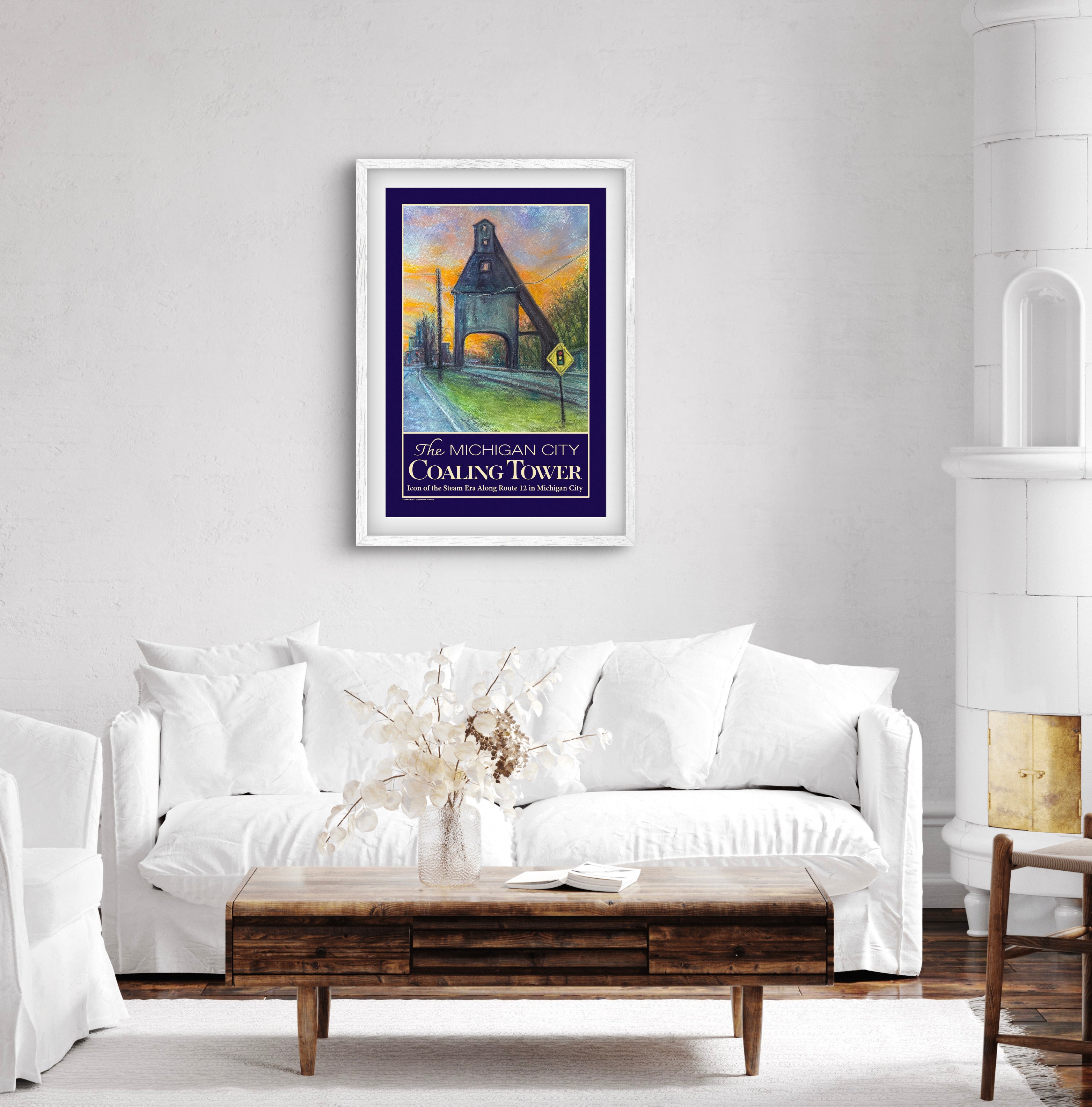 Last Light of the Coaling Tower WPA Poster
