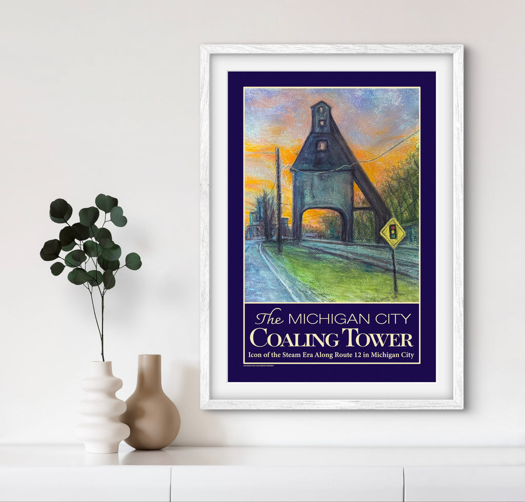 Last Light of the Coaling Tower WPA Poster