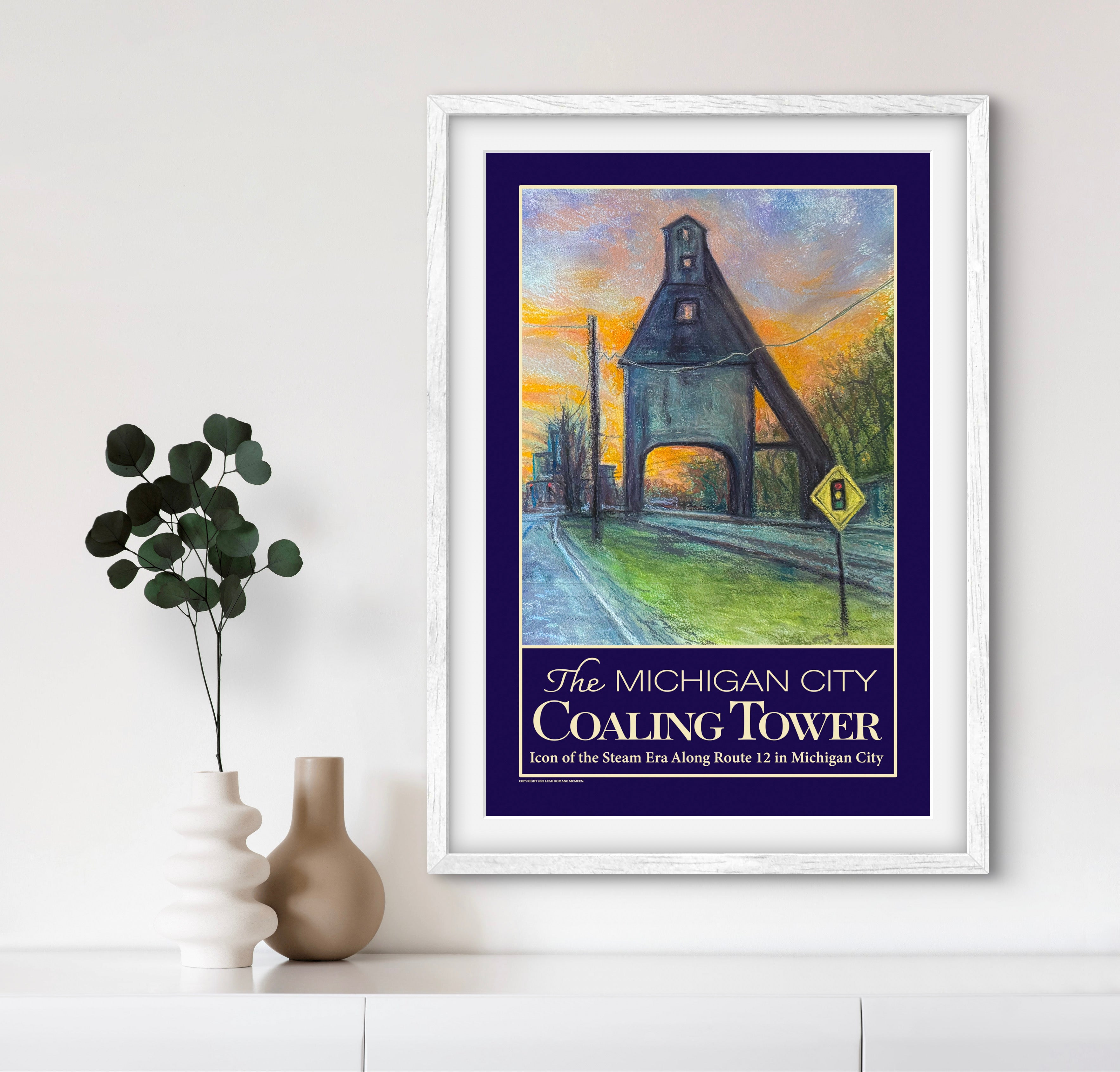 Last Light of the Coaling Tower WPA Poster