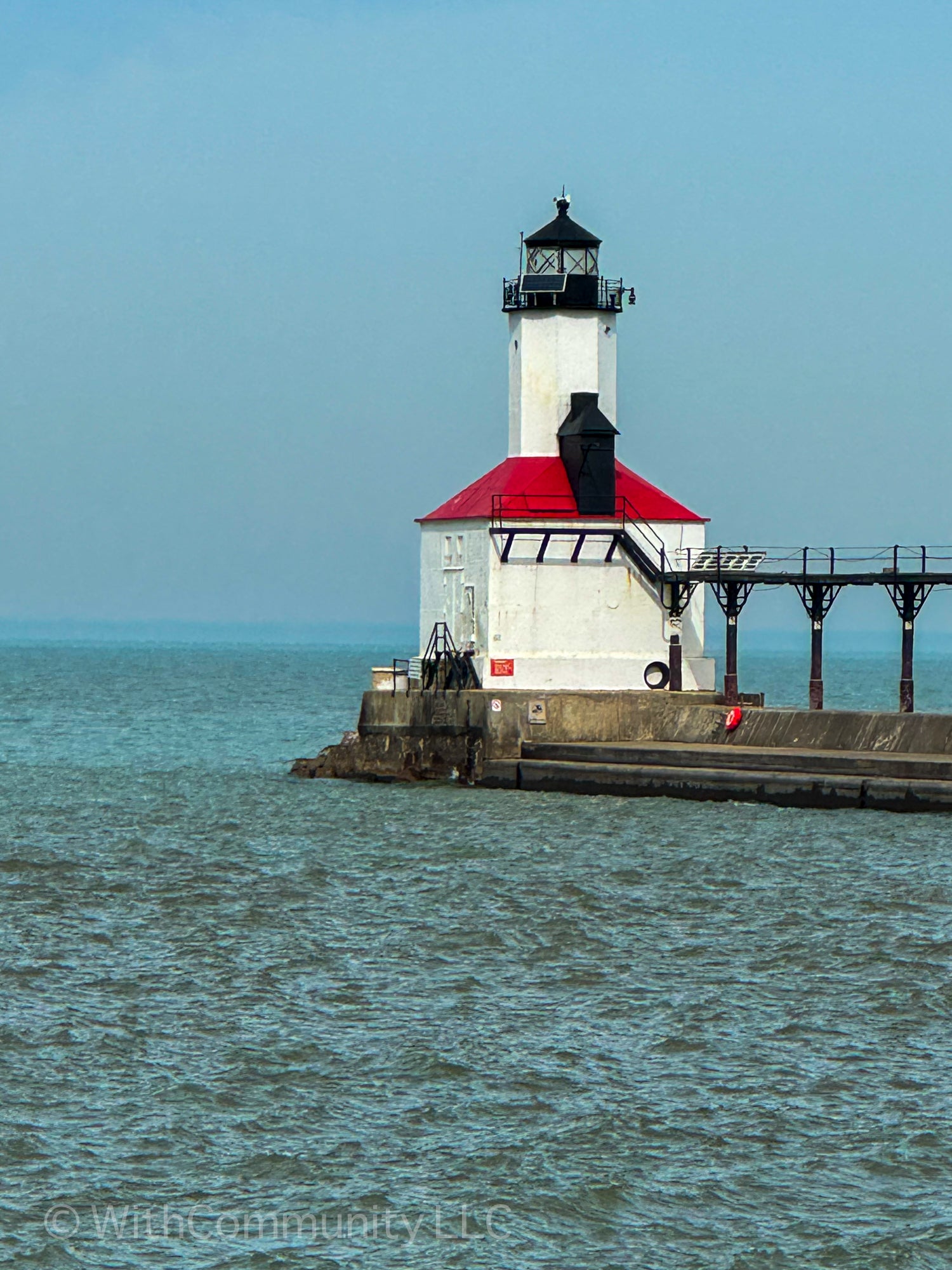 Michigan City Lighthouse Art Print – Archival Matte Paper