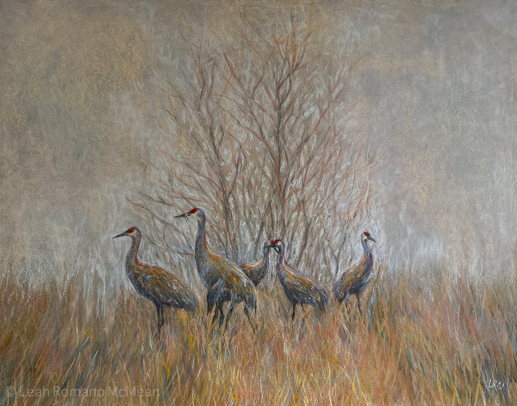 Mourning In The Fog Print