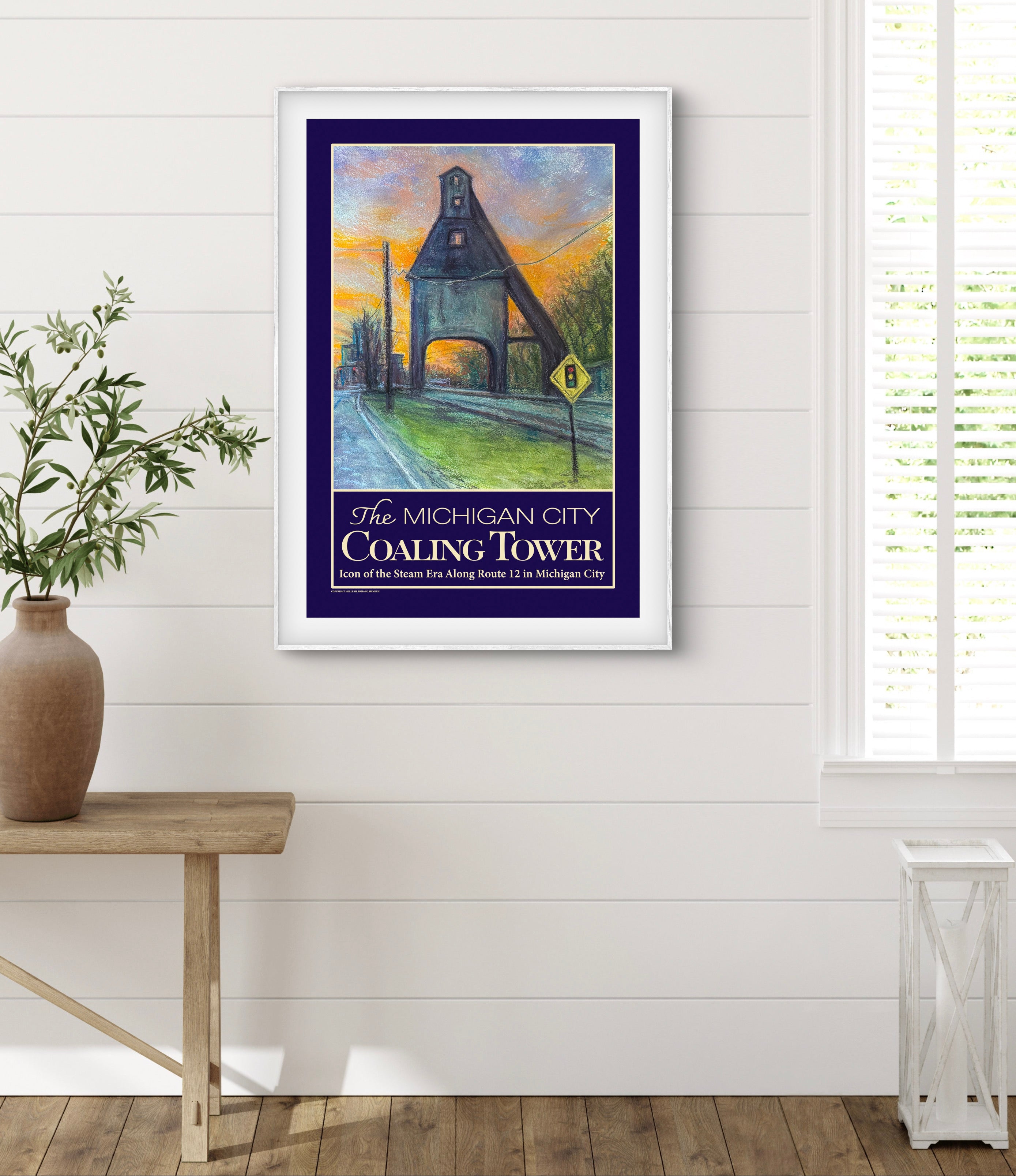 Last Light of the Coaling Tower WPA Poster