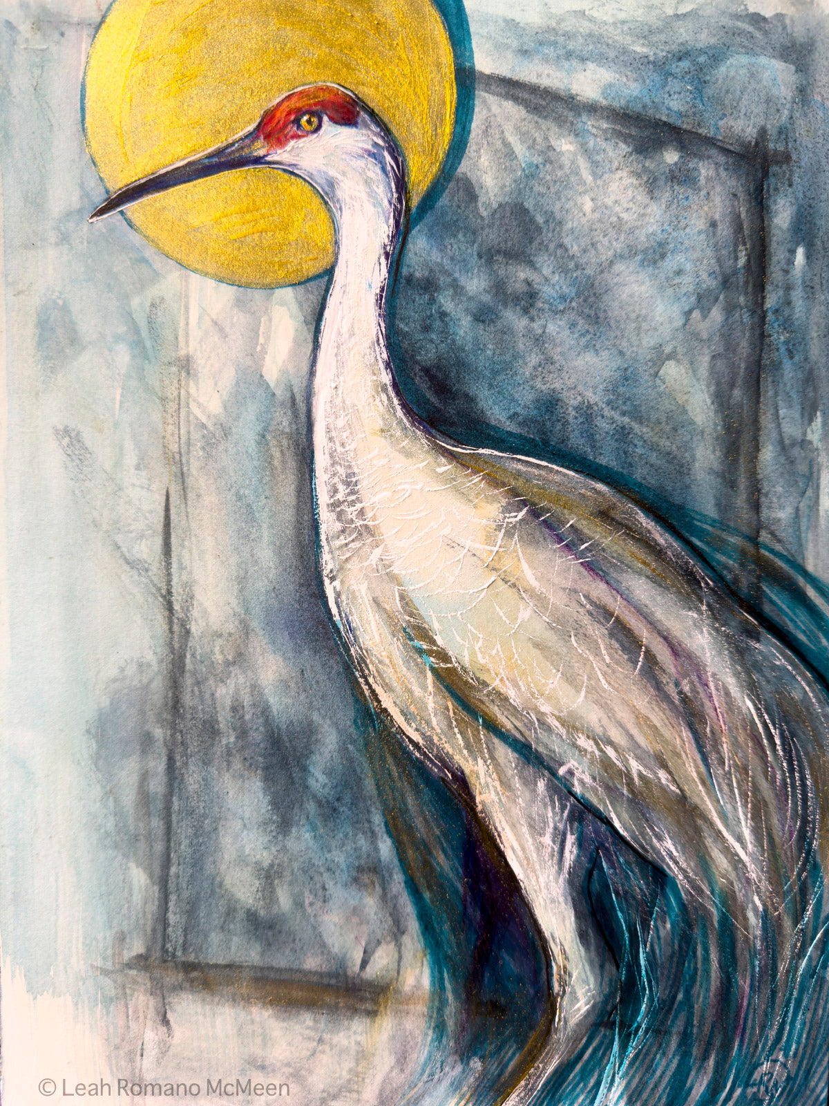Sandhill Sentinel Fine Art Print – Archival Matte Paper