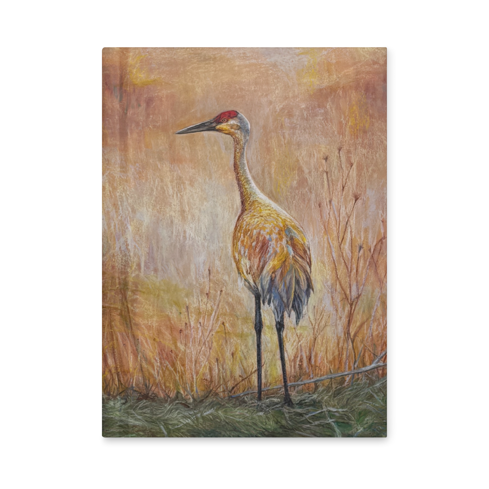 Golden Hour Crane Hardcover Journal