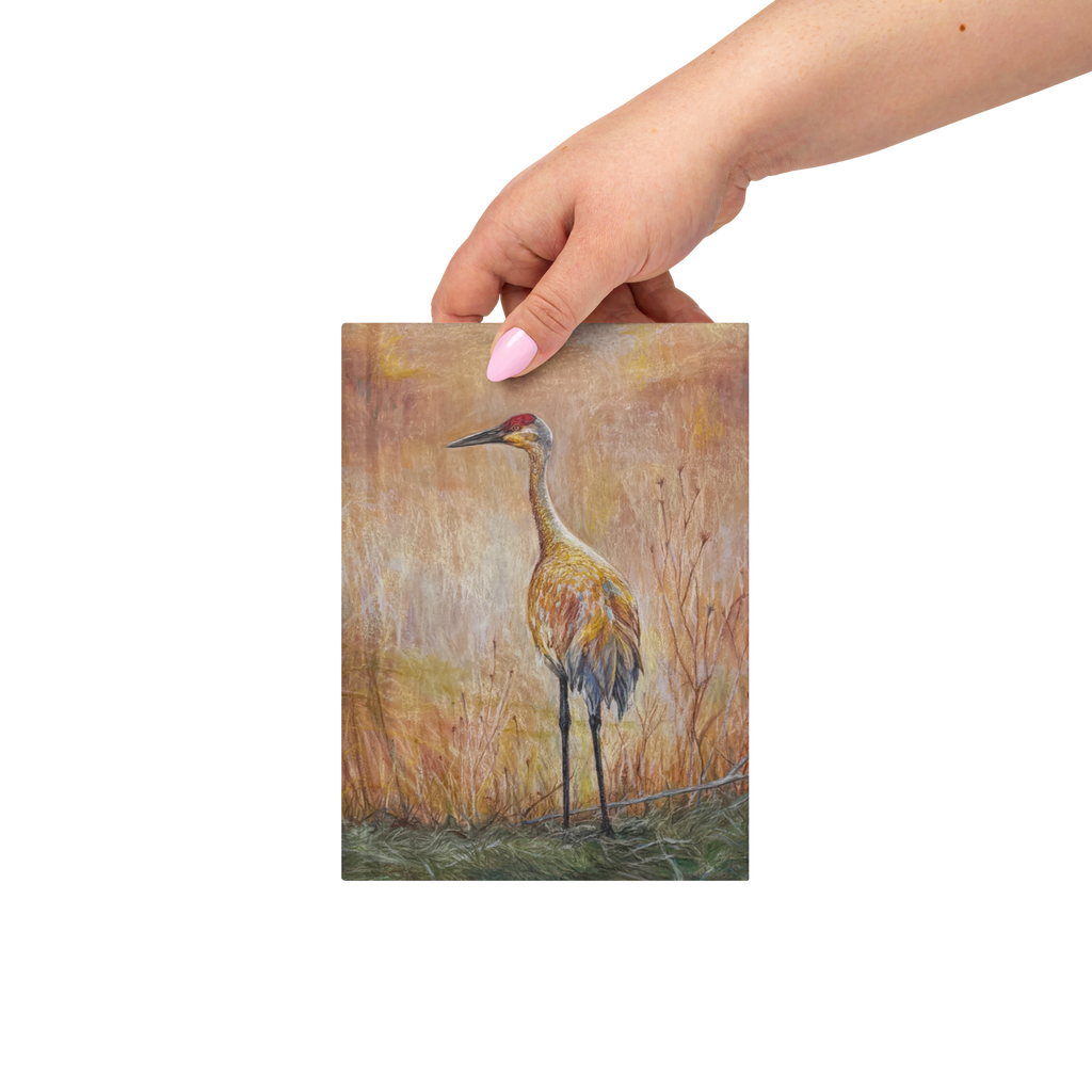 Golden Hour Crane Hardcover Journal