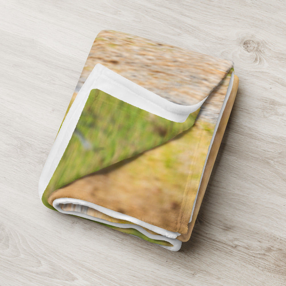 Sandhill Cranes In Harmony Throw Blanket
