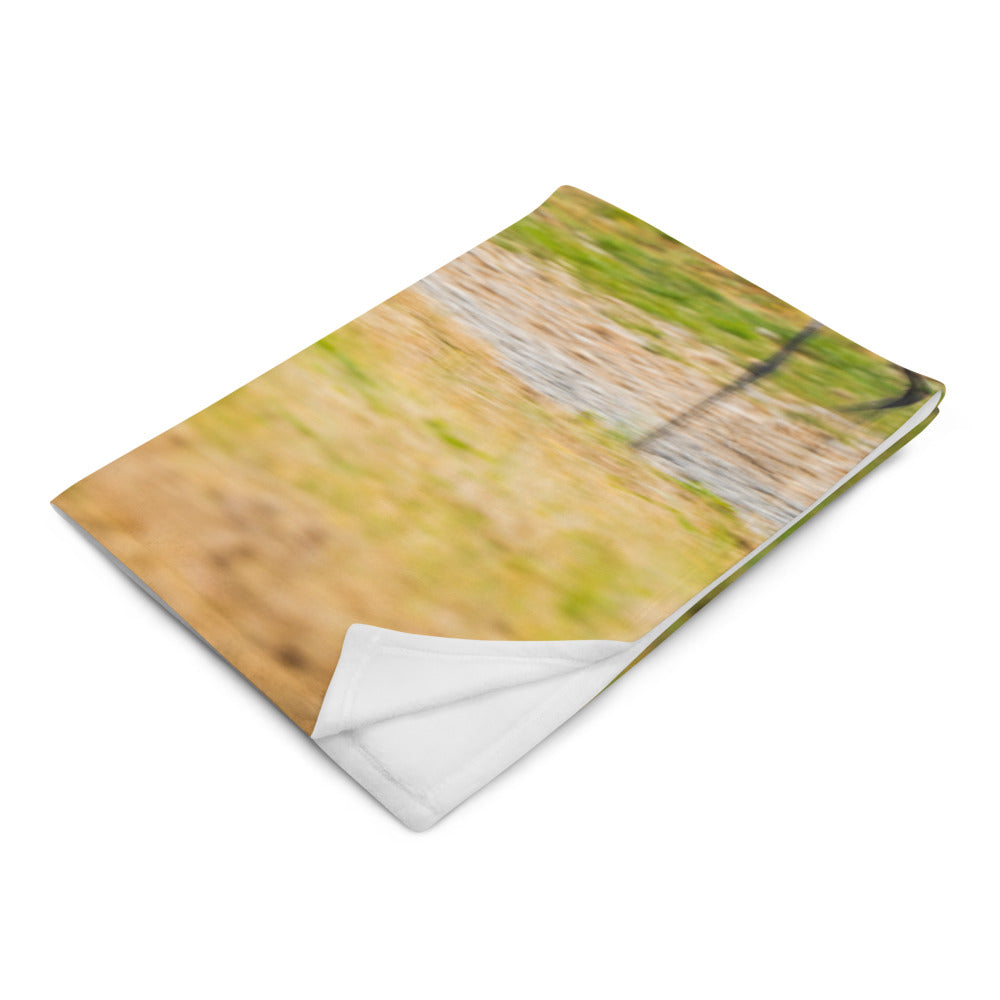 Sandhill Cranes In Harmony Throw Blanket